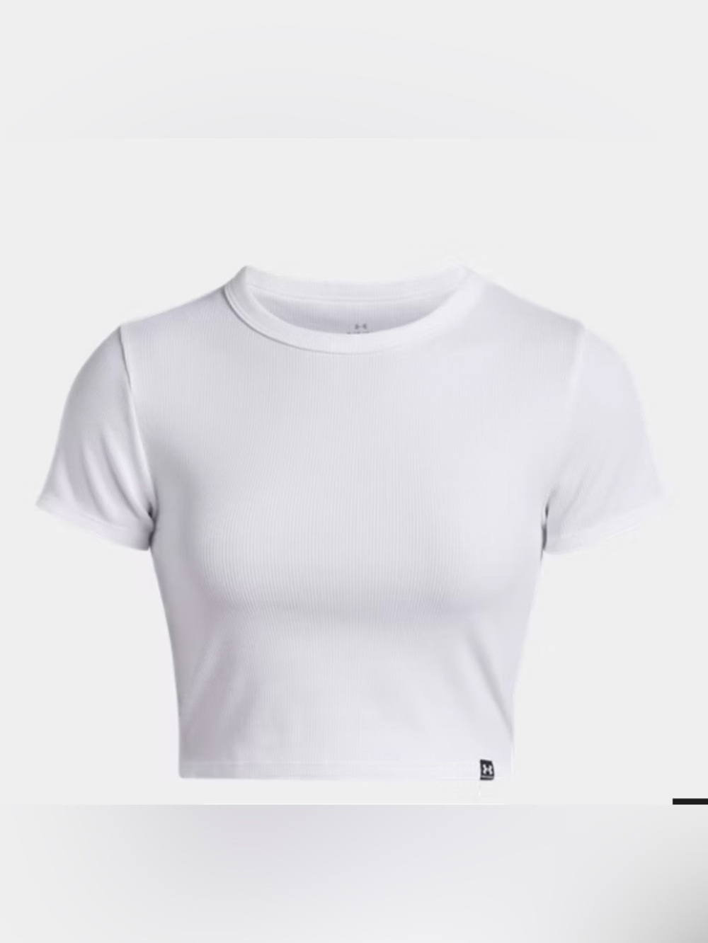 Under Armour Ribbed Fitted Baby Tee NWT! - Picture 5 of 11